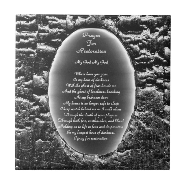 Prayer For Restoration Tile (Front)
