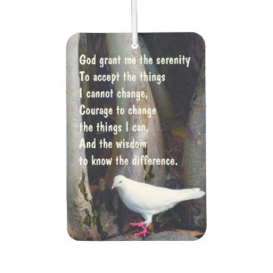 Prayer for Serenity Hawaiian Dove Air Freshener