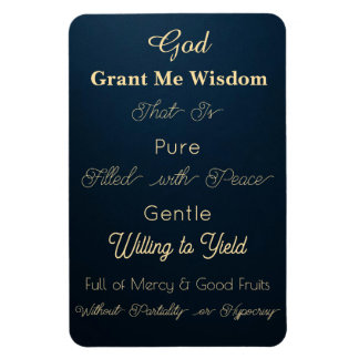 Prayer for Wisdom Flexible Magnet