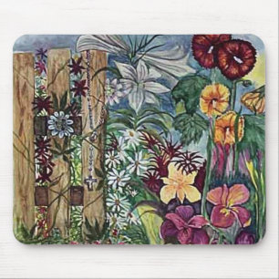 prayer garden & rosary = mouse pad