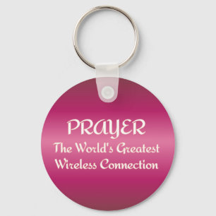 PRAYER - Greatest Wireless Connection Keychain