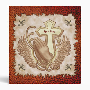 Prayer Hands Christian binder
