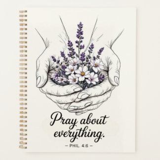 Prayer Hands with Lavender - Devotional theme