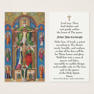 Prayer Holy Card pour Catholic Priest Religious