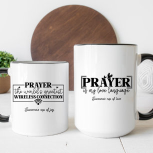 Prayer Is My Love Language Christian Quote Coffee Mug