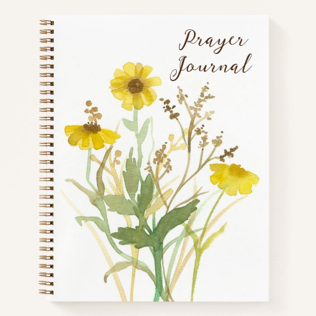 Prayer Journal Bible Study Scriptures Monogram (Front)