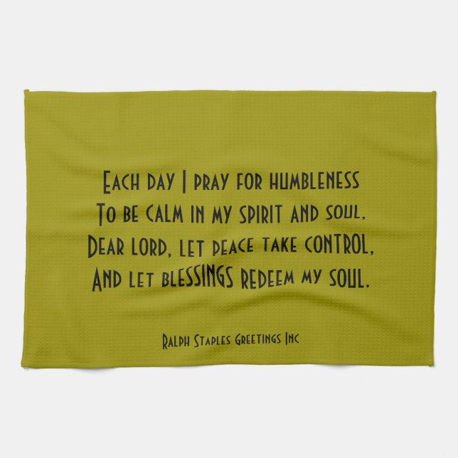 Prayer Kitchen Towel (Horizontal)