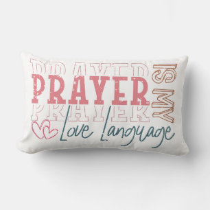 Prayer Love Language Lumbar Pillow
