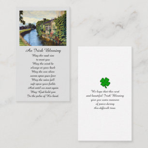 Prayer Memorial Blessing Card
