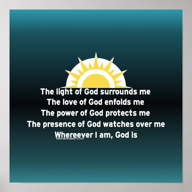 Prayer of Protection Poster (Front)