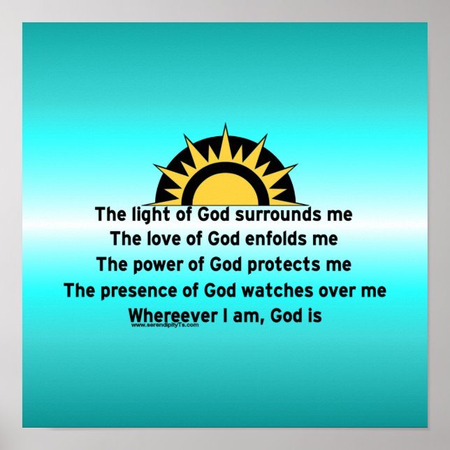 Prayer of Protection Poster (Front)