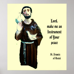 Prayer of Saint Francis Poster