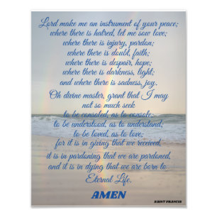 Prayer of Saint Francis Wood Wall Art