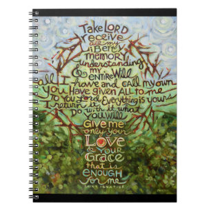 Prayer of St. Igatius Journal, Confirmation Gift Notebook