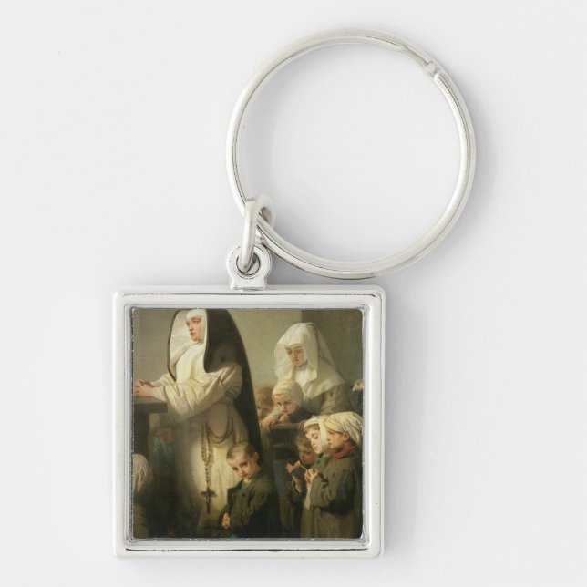 Prayer of the Children Suffering from Ringworm Keychain (Front)