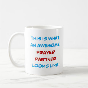 prayer partner, awesome coffee mug