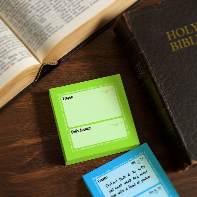 Prayer Post-It Notes (Green) (Creator Uploaded)