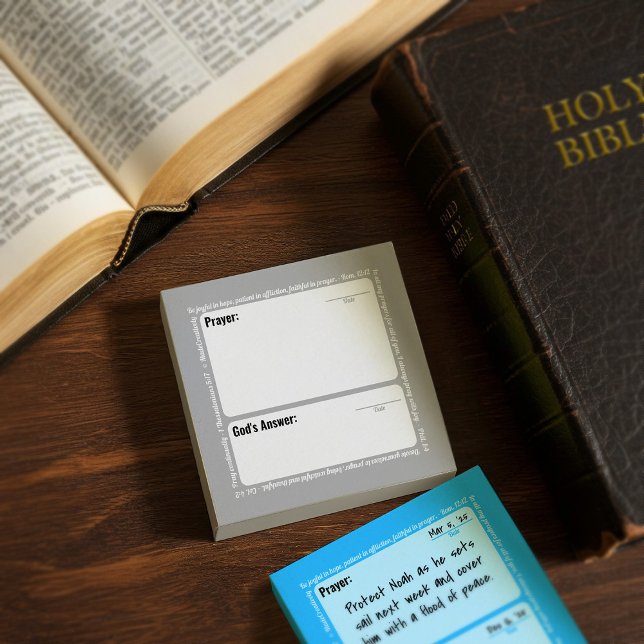 Prayer Post-It Notes (Grey) (Creator Uploaded)