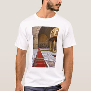 Prayer rugs leading into Islamic mosque, Cairo, T-Shirt