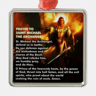 Prayer to St. Michael Ornament
