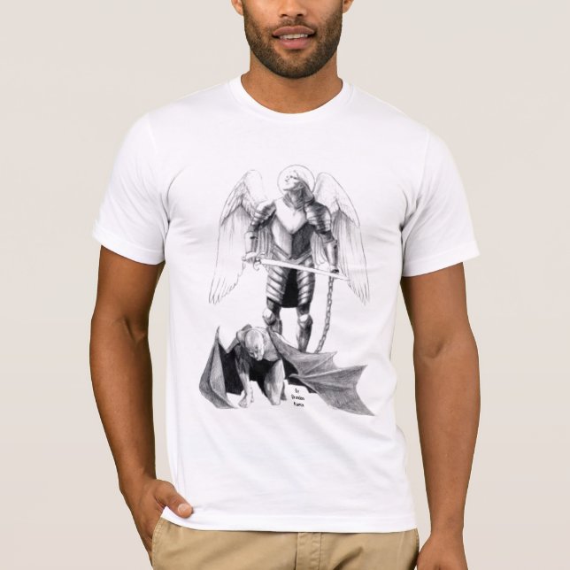 Prayer to St. Michael T-Shirt (Front)