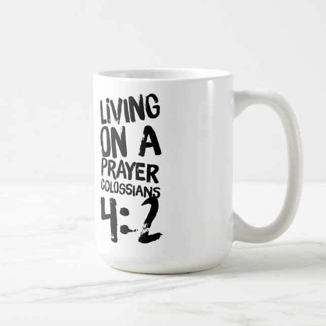 Prayer Two-Tone Mug (Right)