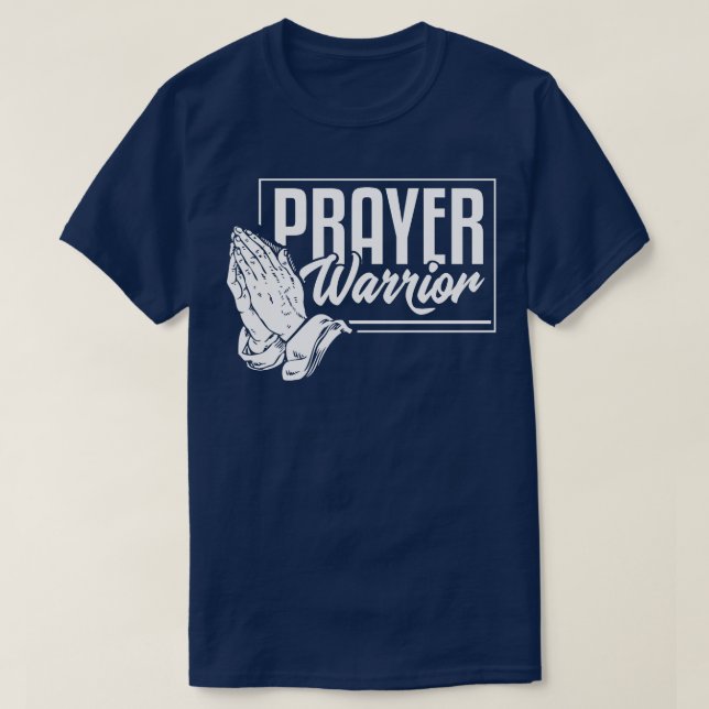 Prayer Warrior Christian Pastor TShirt (Design Front)