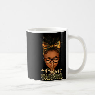 Prayer Warrior Christians Camo African American Af Coffee Mug