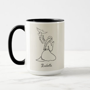 Prayer Warrior Design & Customize Name  Mug