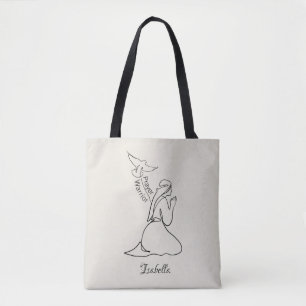 Prayer Warrior Design & Customize Name  Tote Bag