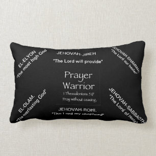 prayer warrior lumbar pillow