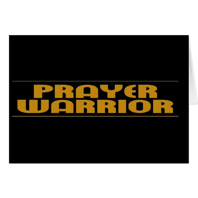 Prayer Warrior Products (Front Horizontal)