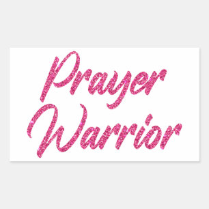 Prayer Warrior Women Christian Faith Church  Sticker