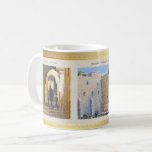 Prayer Western Wall KOTEL Jerusalem David Old City Coffee Mug<br><div class="desc">Prayer Western Wall KOTEL Jerusalem David Old City Coffee Mug Israel Landmark Painting Landscape Jewish Holiday,  Rosh Hashanah,  Sukkot,  Yom Kippur,  Hanukkah,  Purim,  Passover,  Shavuot,  Drawing,  Art,  Oil,  Canvas Art,  Watercolor,  Travel,  Coffee MUG,  Cup gift</div>
