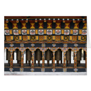 Prayer Wheels in a small public square