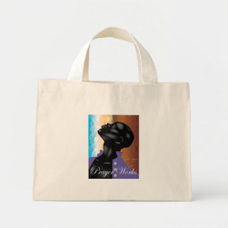 Prayer works mini tote bag