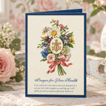 Prayers for Health Catholic Marian Floral