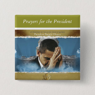 Prayers for the President 2 Inch Square Button