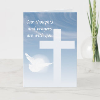 Prayers sympathy card