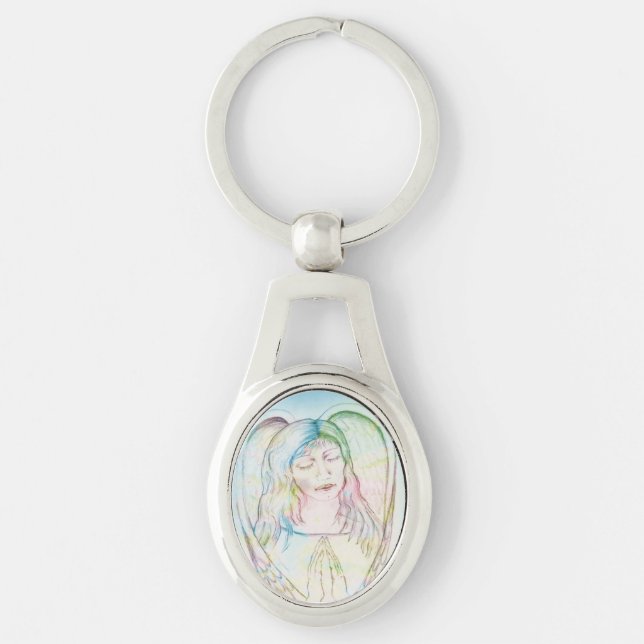 Praying angel keychain (Front)