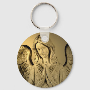 Praying Angel Keychain