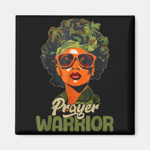 Praying Black Woman Afro Christian Sayings Prayer  Magnet