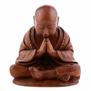 Praying Buddha Keychain Photo Sculpture Keychain