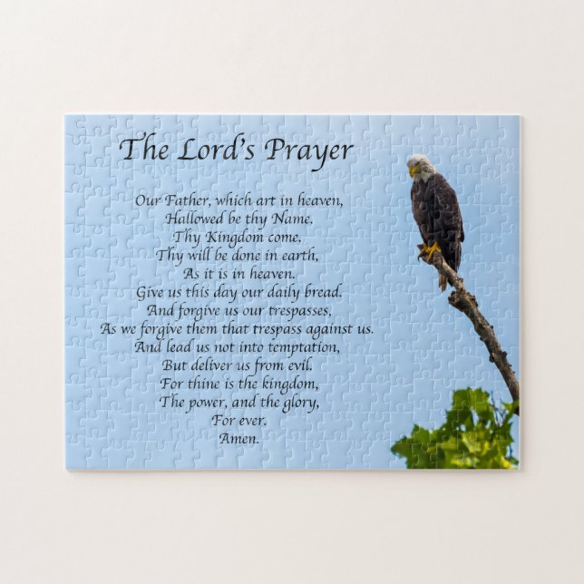 Praying Eagle Jigsaw Puzzle (Horizontal)