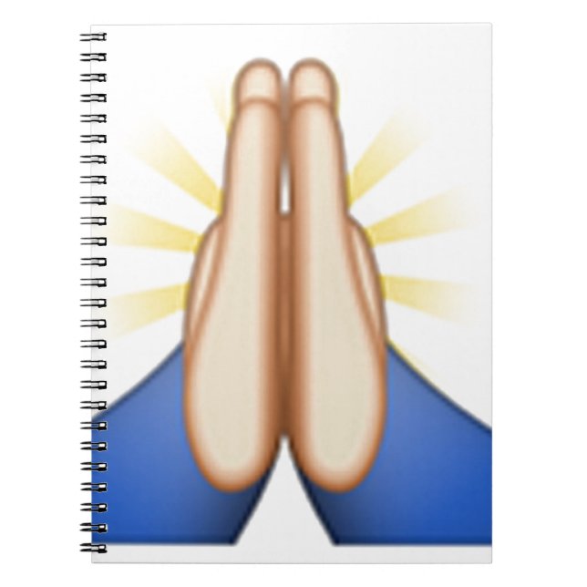 praying emoji notebook (Front)