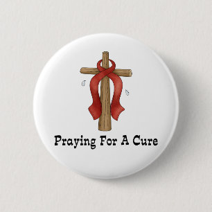Praying For A Cure 2 Inch Round Button