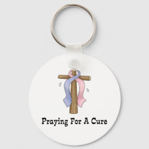 Praying For A Cure Keychain