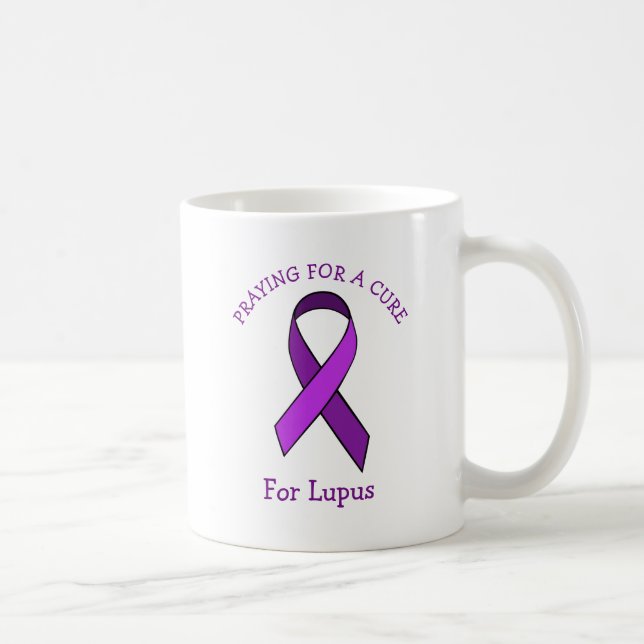 Praying for a Cure Lupus Mug (Right)