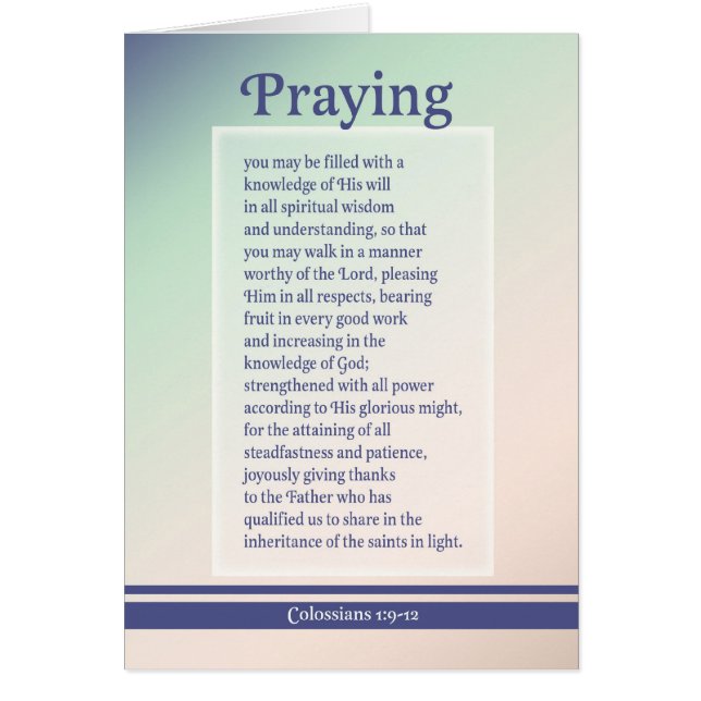 Praying for you (Front)