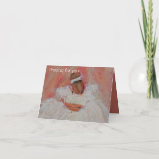 Praying for you card